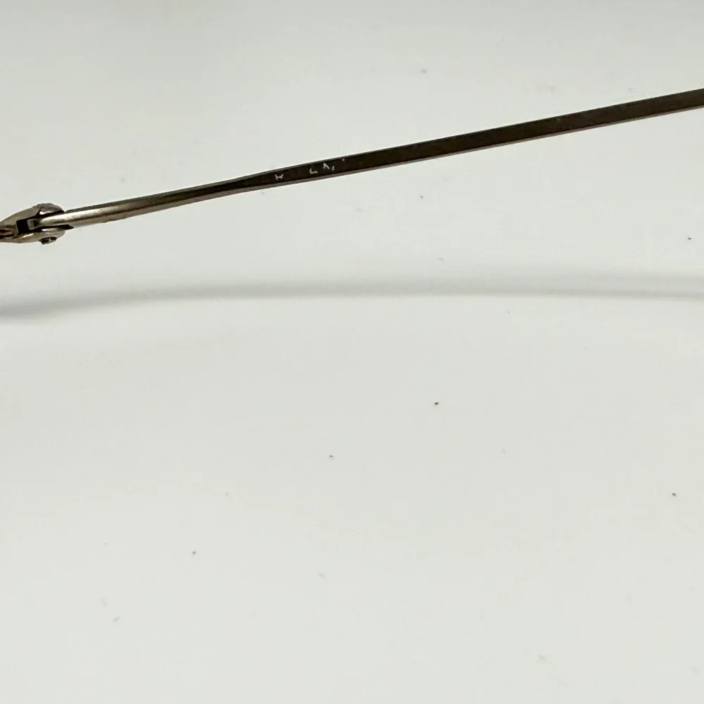 Charmant CH8600 Silver Beta Titanium Rimless Eyeglass Frames 49-19-140mm